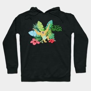 Gibbon in Topical Rainforest CTR001 Hoodie